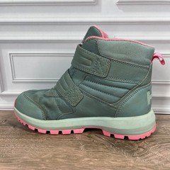 Helly Hansen Winter Boots Kids Teal Green Pink Waterproof Primaloft 11645 Size 1