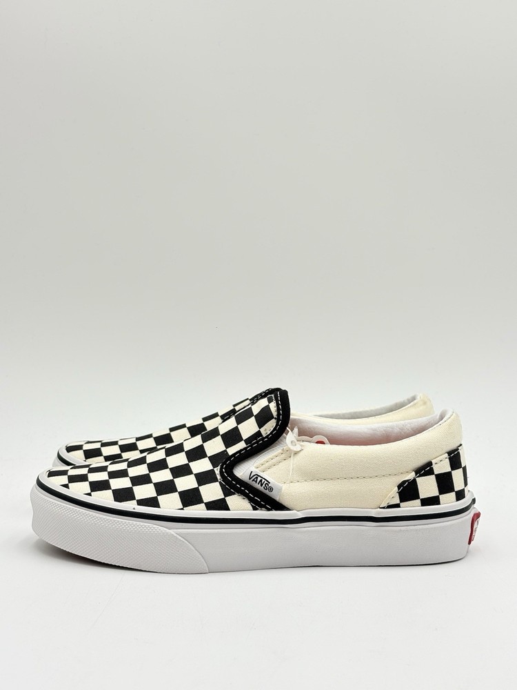 Vans Kid’s Classic Slip-On Size 1.0 Checkerboard |VN000ZBUEO1|