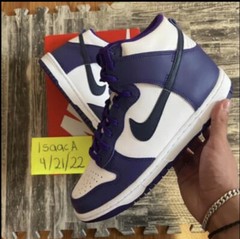 Size 7 (GS) – Nike Dunk High Electro Purple Midnight Navy