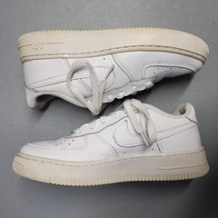 Nike Air Force 1 Platform Sneakers Youth US 5 White Athletic Lace Up 314192-117