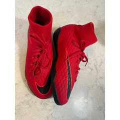 Nike HypervenomX Proximo II Dynamic Fit TF Turf Soccer Shoes Red Size 4Y