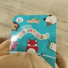 Squishmallows Benny the Bigfoot Plush Slippers Kids Size 6-7 Brown NWT