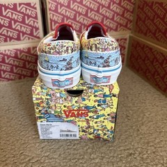 Vans Pre school Classic Slip On size 13.0 PS Where’s Waldo