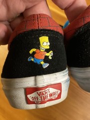 The Simpsons El Barto Old Skool Kids Vans – Size 13 – Perfect Condition With Box