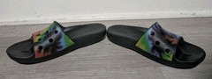 Crocs Classic Tie-Dye Slides Iconic Comfort Sandals Sandals Kids Sz J3