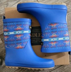 Pendleton PILOT ROCK Mid Boot Rain Water Boots Shoes Outdoor Blue Kids 13/1