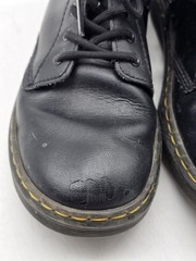 Dr Martens Boots Womens Size 5 Black Zavala J Combat Side Zip Lace Up Ankle
