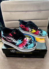 Heelys Roller Sneakers Pro 20 Print US Youth Size 3 Multicolor HES10406 w/wheels