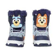 New Bluey Themed Toddler Winter Boot W/ Faux Fur Trim Size 11