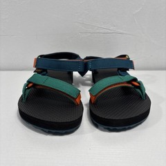 Teva Original Universal Kids Sz 2 Multi Color Hook And Loop Sandals NEW