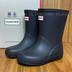 HUNTER Kids First Classic Rain Short Boots ~ Black