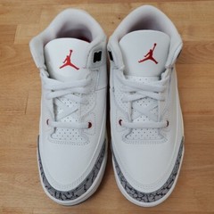 Nike Air Jordan 3 Retro White Cement Red Black Reimagined PS DM0966-100 Sneakers