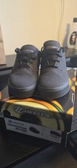 Heelys Launch Youth Size 2 In Black With Box And Accessories