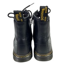 Dr Martens Zabala J Black Leather Combat Boots Unisex L5 / M4