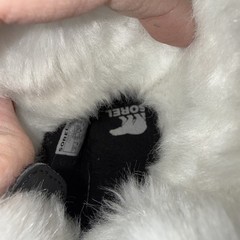 Sorel Kids Whitney II Strap WP black Boots S10 Hook & Loop Straps Snow Fur Lined