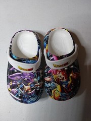 Custom Made Crocs-Dragonballz- Kids Size 19-20 (150) mm