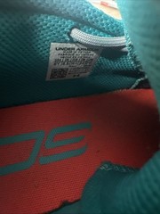 Under Armour Steph Curry 3ZERO Basketball Sz 6 Youth 3022117-101 Gray Teal