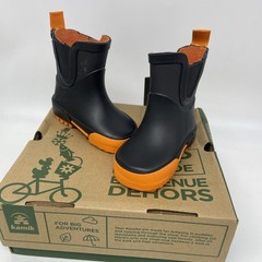 Kamik Rainplay Nite Rays Reflective Rubber Children Toddler Boots NIB Size 3 SEE