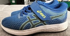 ASICS Kid’s ( Size K10 )Running Shoes 1014A071 Blue/Lemon Spark