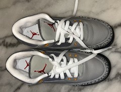 Size 5.5 (GS) – Jordan 3 Retro 2021 Mid Cool Grey