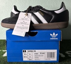 US Men’s 3.5/Youth 3.5/Women’s 4.5 – Adidas Samba OG “Black Gum” B75807