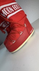 Moon Boot Original Red Nylon Snow Boots kids EU 31 34 Kids 13.5 – 2.5