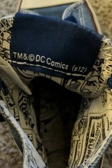 Converse Chucks DC Comics Superman Graphic Print Hi Top Sneaker Youth 13 CTAS