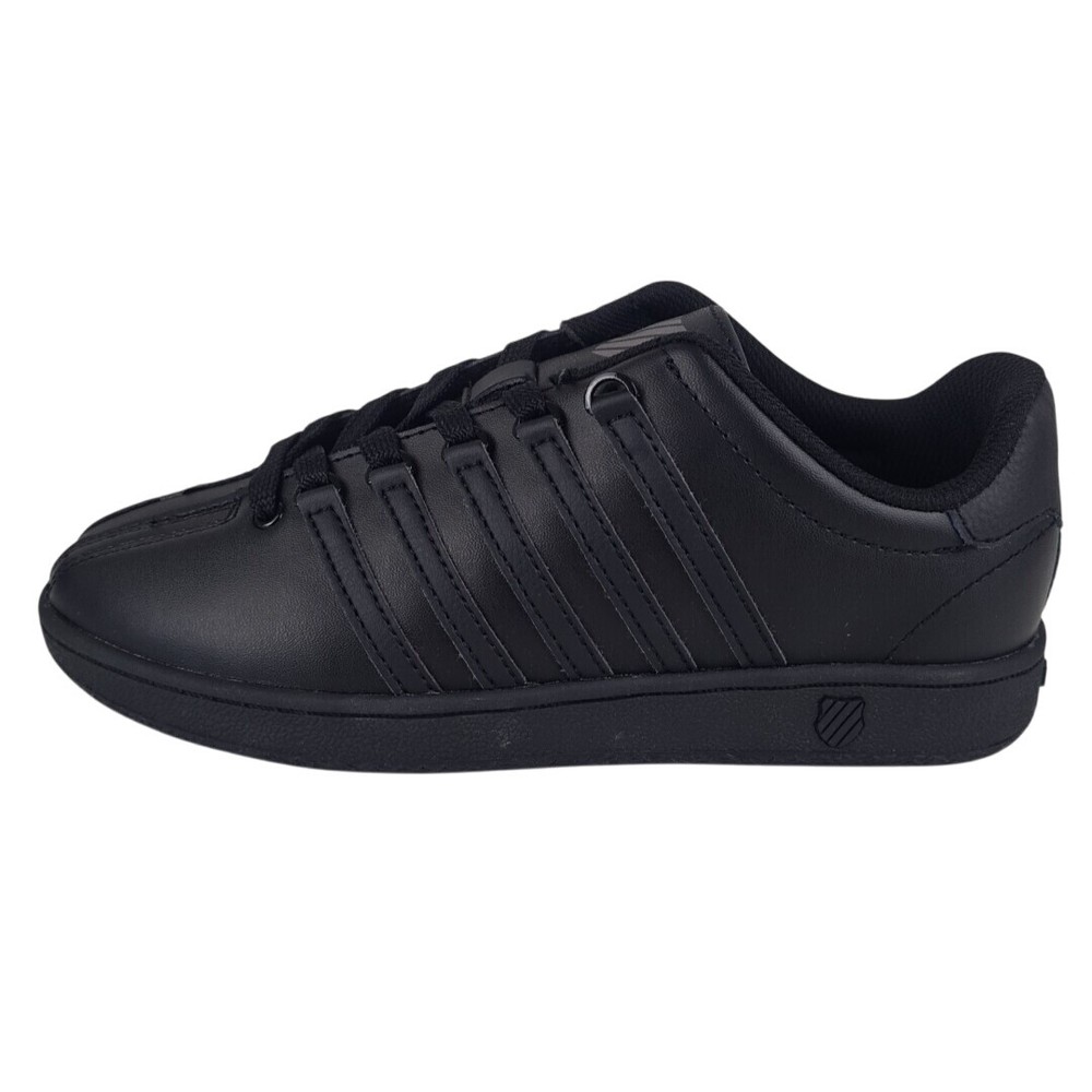 K-Swiss Classic Varsity 83343001 Shoes Athletic Sports Sneakers Black Sz 5.5 Y