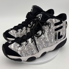 FILA Sneaker Shoe Basketball Black White Snake Dancer 6 Youth High Top 90s RARE