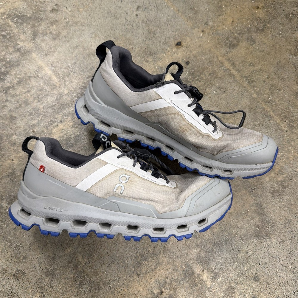 On Running Cloudhero Silver Fog 3ye10032064 Youth Size 3.5 *DISTRESSED*