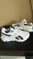 Reebok Kids Zig Dynamica White/Gum Athletic Running Shoes – Kids 6K🔥🔥🔥