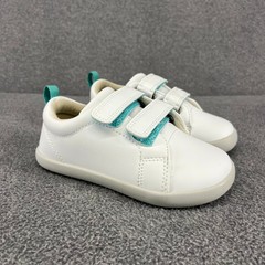 Ten Little Everyday Originals Kids 10.5 Toddler White Hook Loop Sneakers Shoes