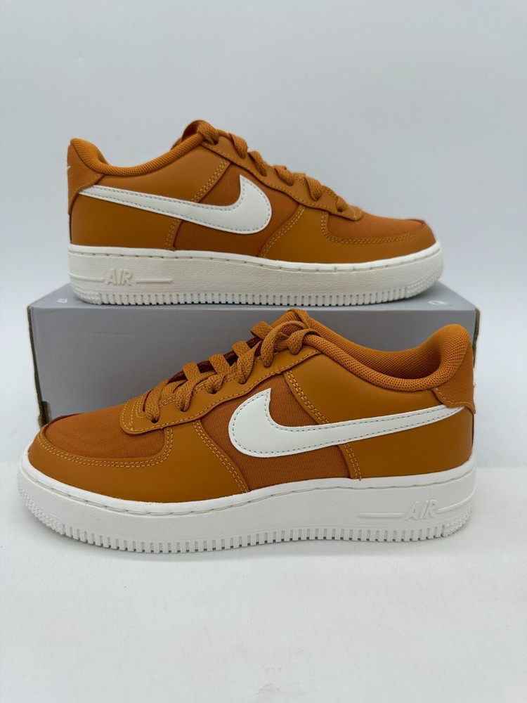 Nike Air Force 1 LV8 2 Youth Size 4 Womens Size 5.5 Orange Sail Shoes DH9595 001