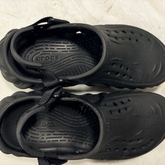 Crocs Echo Clog Juniors Youth Size 6 (Eu 38-39) Womens 8 Mens 6 Black Perfect