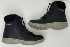Columbia Youth Moritza Boot Unisex Size 3 Omni-Heat Waterproof Black Kettle 200G