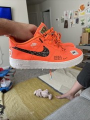 Nike Air Force 1 Low „Just Do It“ Total Orange 7 Youth