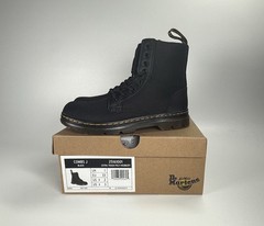 Size Boy’s 2/Girl’s 3 – Dr Martens AirWair Combs J Black Combat Boots 25161001