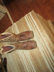 Cody James BSC1889 Burgundy Leather Pull On Square Toe Western Boots Youth 3 D