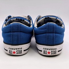 Converse All Star Madison Sneakers Junior 5 Blue Excellent Shark Pirate Print