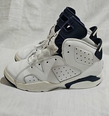 *EUC* Jordan Preschool Air 6 Retro PS 384666 141 Midnight Navy Size 3Y