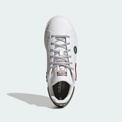 NWOB Brand New Adidas Stan Smith J White/Olive green Women’s ID7220 Sz 6.5