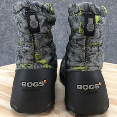 Bogs Waterproof Boots Youth 5 B-Moc Snow Cool Dinos Multicolor Pull On Round Toe