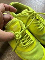Nike Air Max Thea Flash Lime 2013 Green Lace Up Sneakers Kids 5.5