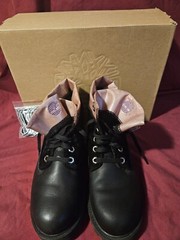 Timberland Juniors Roll Top Sweet Black & Pink 29979 Size 5M EU37 UK 4.5 w/ Box
