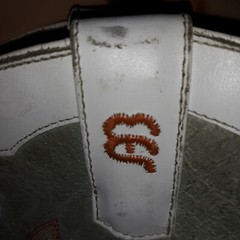 Anderson Bean Kids Size 3 Cowboy Tall Leather Boots Embroidered Square Toe