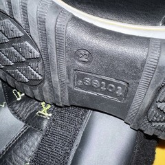 Totes Bailey Snow Boot Unisex Kids Black Gray Neon Yellow Faux Fur 13M