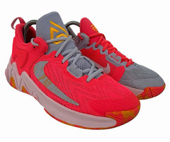 Nike Giannis Immortality 2 Size: 5.5Y Mid Hot Punch Mismatched Shoes DQ1943-600