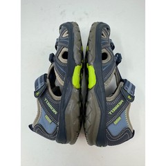 Merrell Hydro Hiker Kids Navy Blue Grey Water Sandals Shoes Size 3W Big Kid