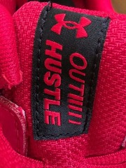 Red Under Armour Out Hustle Running Shoes Red Youth 7Y T25