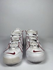 Nike Air More Uptempo GS White Varsity Red Renowned Rhythm DJ5988-100 Size 7Y